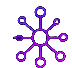 Intelligent networking icon
